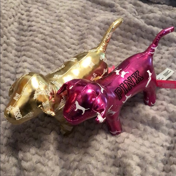 PINK Victoria's Secret Other - 2 PINK mini dogs PINK Victoria's Secret Other - 2 PINK mini dogs
